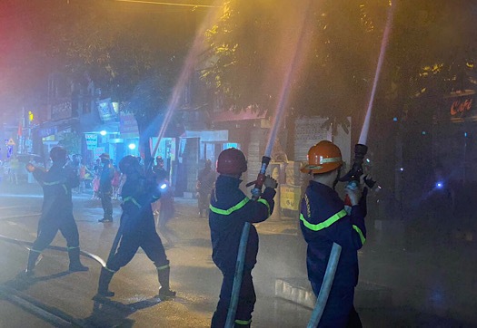 Phường Cát Bi, quận Hải An: Thực tập phương án chữa cháy nhà dân tại “Tổ liên gia an toàn PCCC”